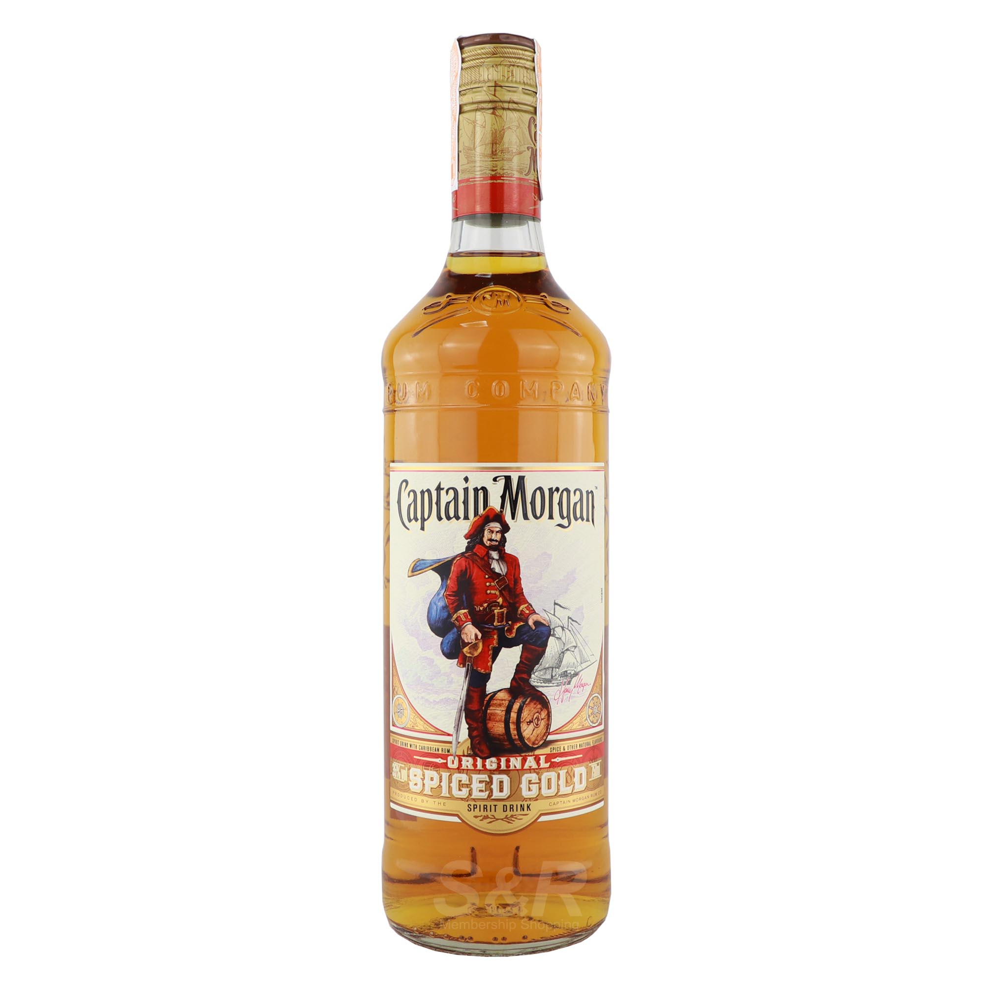 Captain Morgan Spiced Gold Rum 750mL Captain Morgan Spiced Gold Rum 750mL
